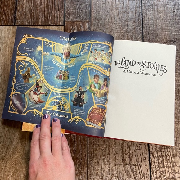 The Land of Stories A Grimm Warning by Chris Colfer Hard Cover Book - Picture 8 of 12
